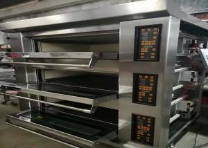 Quality Multipurpose Bakery Deck Oven 3 Deck 9 Trays Electric Gas Stainless Steel wholesale