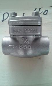 Quality API602 Forged Lift NRV Check Valve For Water Drainage System wholesale