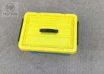 Rectangular Nesting Virgin PP Plastic Storage Box 50L With Locaked Lid 40*29*24