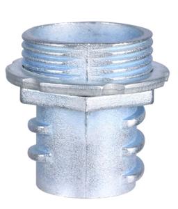 Quality Zinc Die Casting Flexible Conduit Fittings Screw In Flex Connectors Polished wholesale