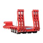 Hydraulic Loading 3 Axles Excavator Gooseneck Lowboy 50 Ton-100 Ton Lowbed Semi