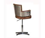 Vintage Aviator Aluminum Bar Chair
