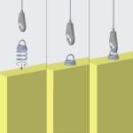 Hook Cable Suspension Kit Looping Gripper Hanging System For Acoustic Ceiling
