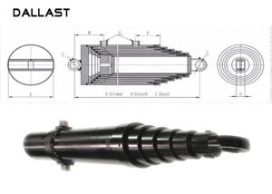 Quality Telescoping Hydraulic Multi Stage Hydraulic Ram Cylinder for Agricultural Vehicles wholesale