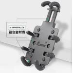 Aluminium Alloy Motorcycle Phone Holder Mount Waterproof Bike Sucker Phone
