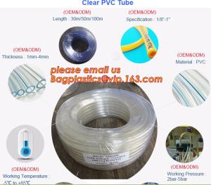 Quality PVC Transparent Hose Clear Suction no-kinking PVC tubing Soft Clear PVC Tube wholesale