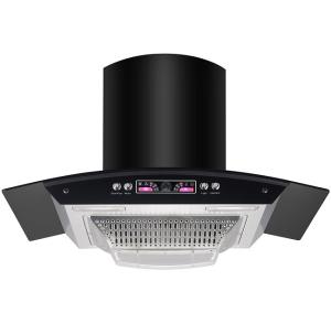 Quality Electric Arc Glass Chimney Hood Stainless Steel Housing App Controlled Kitchen Range Hood wholesale