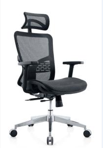 Quality 2D Headrest Mesh Back Desk Chair , 250lbs Swivel Computer Chair wholesale