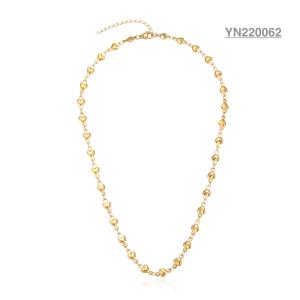 Quality Multiple Small Heart Pendant Necklace 14k Gold Romantic Necklaces For Girlfriend wholesale
