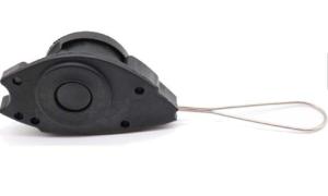Quality 22 Mm FTTH Fiber Optic Fiber Optic Drop Cable Clamp Plastic Housing Material wholesale
