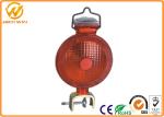 Solar Hazard Traffic Warning Lights optional mounted Barricade Construction