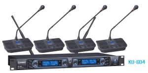 Quality UHF four channels wireless conference microphone KU-604 wholesale