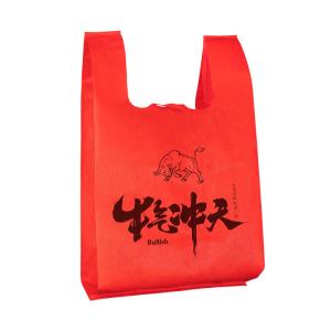 Quality Supermarket PP Non Woven Grocery Bags 70 Gsm Eco Friendly wholesale