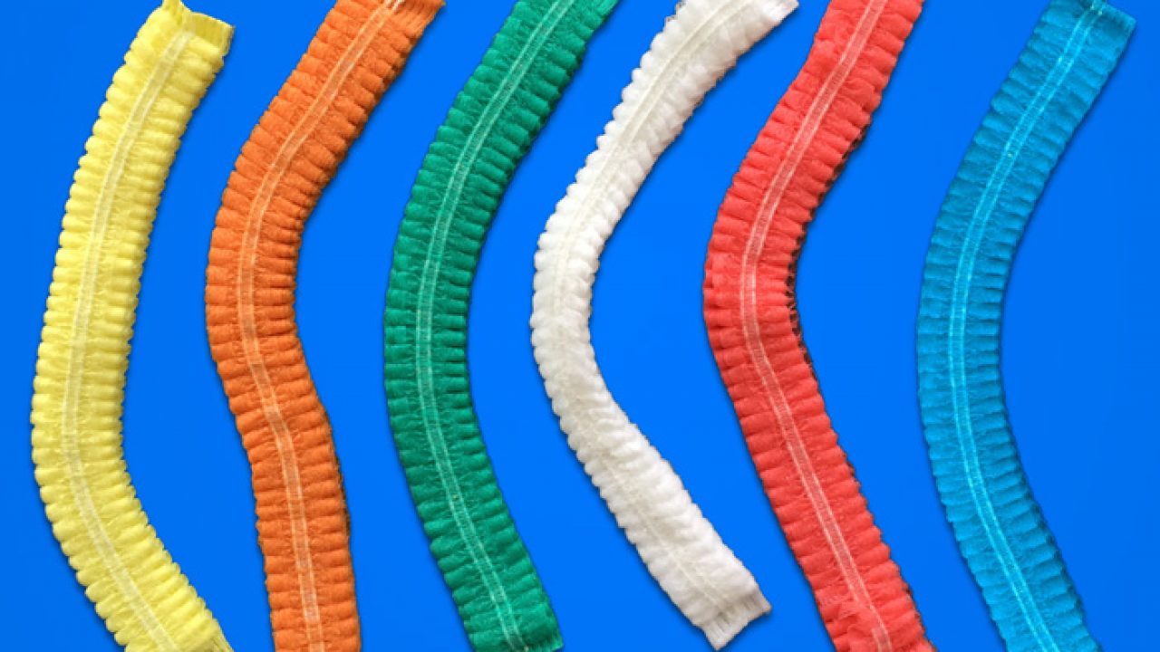 S&J High Quality Premium Disposable pp Non woven Medical Bouffant Mob Clip Cap with Elastic Strip