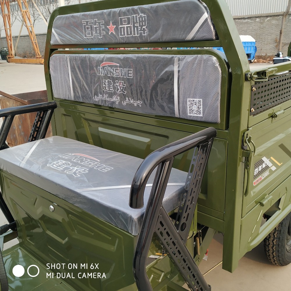 Solar Open 48v 0.8t Electric Tricycle For Elderly