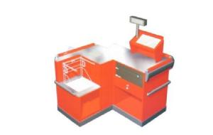 Quality Aluminum Alloy Express Checkout Counter Supermarket Steel Checkoutstand wholesale