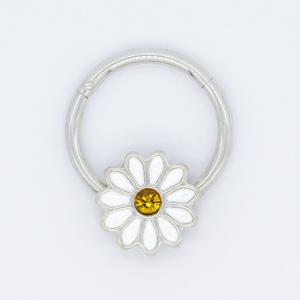 Quality Stainless Steel 316 Flower Septum Clicker Chrysanthemum Indian Nose Rings wholesale
