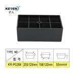KR-P0264 Durable Plastic Furniture Feet , 55mm Height Adjustable Sofa Legs