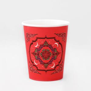 Quality 270 ml disposable single paper cup 9.5 oz eco-friendly PLA coating wholesale