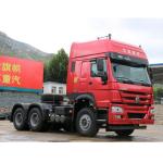 WD615.47 Engine Model SINOTRUK 6X4 HOWO 7 Trailer Tractor Truck Head in Red
