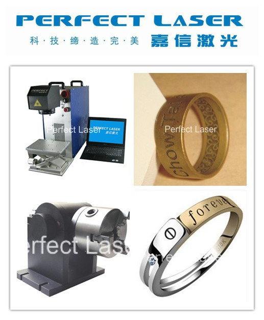 Precision Gold Sliver Bracelet Ring Laser Rotary Marking Machine For Gift Industry