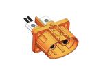 2 Pin M5 Busbar Waterproof Battery Connectors With EMI Shield