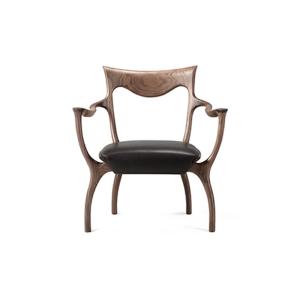 Quality Patented Lounge Comfy Accent Chair New Chinese Style Solid Walnut Wood wholesale