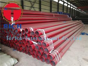 Quality Round Erw Q235 Welded Steel Tube , Black Painted Erw Steel Pipe Gb/t9711-2011 Psl1 wholesale