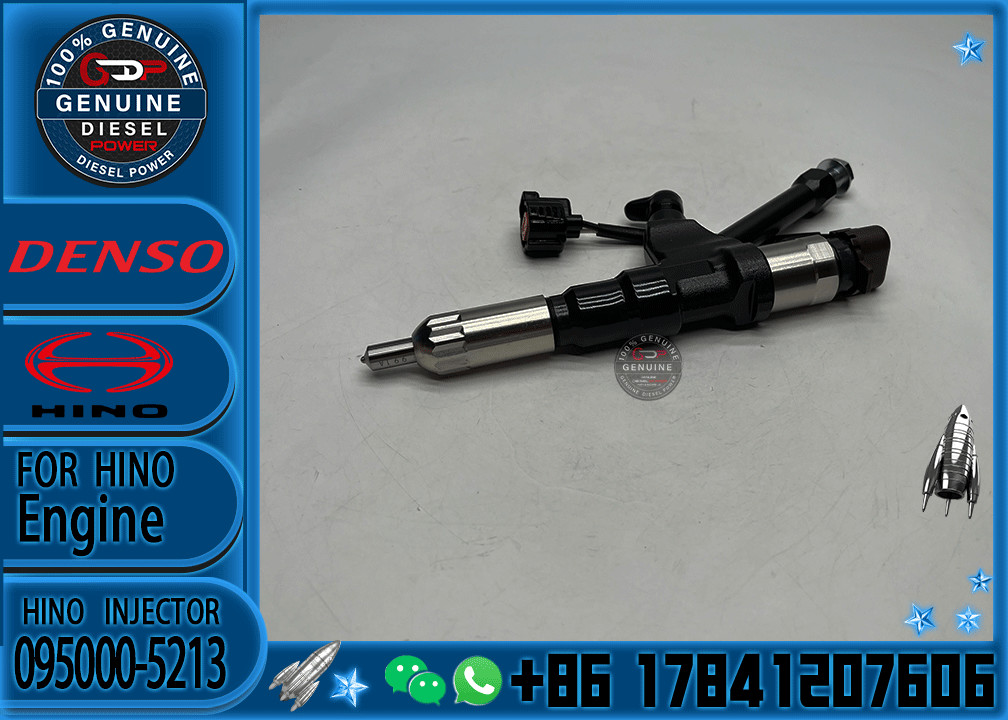 Fuel Injector 095000-5210 095000-5213 095000-5215 23910-1252 23670-E0350 23670-E0351 For HINO P11C