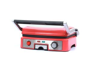 Quality CE / GS / CETL Aluminum Die Casting Electric Panini Grill With S / S Cool Touch Handle wholesale