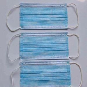 Quality Blue Sterile Disposable Mask 3 Ply Face Medical Earloop Procedure Masks wholesale
