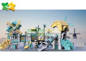 Quality Preschool Plastic Playground Slide For Toddlers Anti - Static Non Toxic Material wholesale