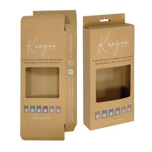 Quality Custom Hang Tab Paper Retail Display Packaging Boxes With CMYK Printing wholesale