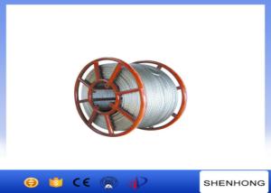 18MM 200kN Anti Twist Wire Rope Conductor Stringing ROpe 12 Strands 6 Squares