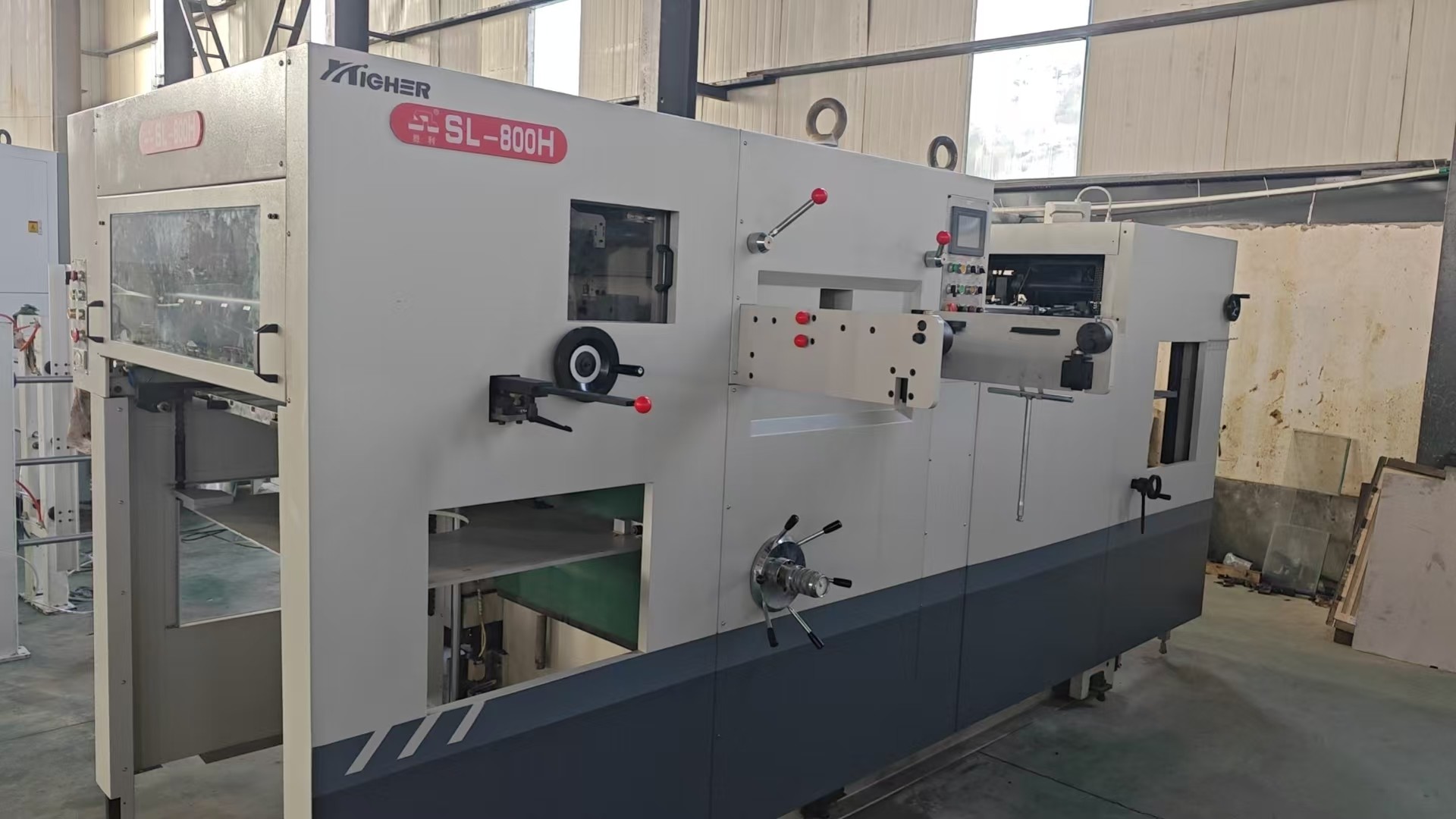 SL-800H Automatic Die Cutting & Creasing Machine,Max Sheet Size:800*620mm, Min Sheet Size:360*290mm,Max Speed:8500s/h