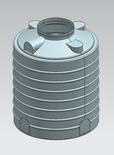 One Thousand Liter Roto Mould Water Tank 2.5 To 3mm