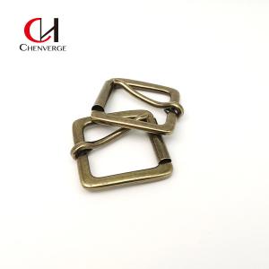 Quality Square Roller Belt Buckle Zinc Alloy Retro Imitation Copper Color Changeable wholesale