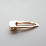 gold barrette hair clip for adults Korea Geometry Metal Spring Personalized