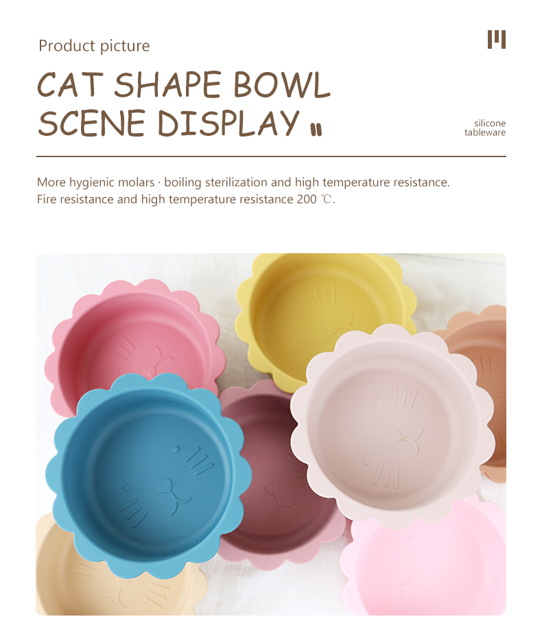 Suction Silicone Bowl Set BPA Free PVC Free For Unisex Infant Kids