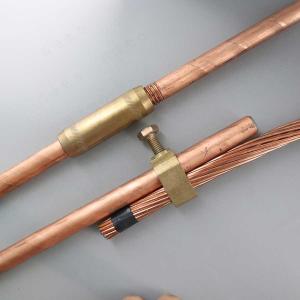 Quality Mild Steel Electrical Earth Rod Pure Copper Earthing Electrode wholesale