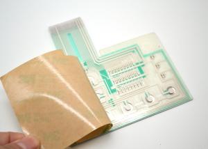 Quality Single Button Waterproof Membrane Switch , OEM Standard Membrane Keypad wholesale