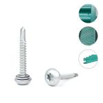Rustproof Coated 410 Stainless Self Drilling Tek Screws for Metal Roofing Wall