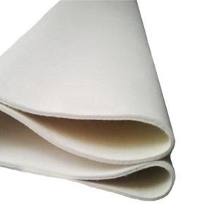Quality Soft Surface 10mm Pure Slitting White Needle Felting wholesale