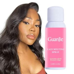 Quality Custom Private Label Lace Wig Glue Spray Extra Strong Hold For Best Lace Melting wholesale
