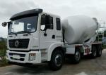 8X4 12CBM Ready Mix Concrete Mixer Truck , Dongfeng 12 Wheels Self Mixing
