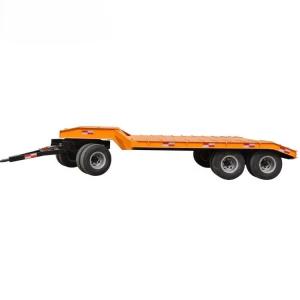 China Heavy Duty Excavator Trailer Hydraulic Ramp System Low Bed Draw Bar Full Trailer on sale