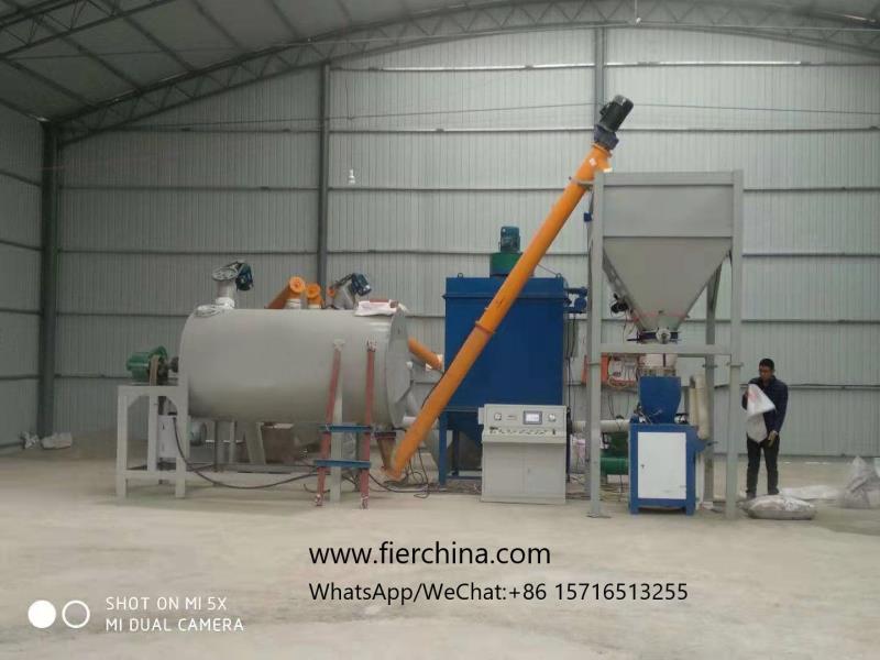 Working Fast Dry Powder Mixer Machine Ribbon Mixer Machine for Tile Adhesive