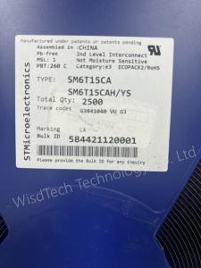 Quality SM6T15CA 21.2V Clamp 28A Ipp ESD Protection Diodes TVS Diodes 600W 15V Bidirect wholesale