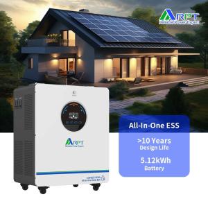 Quality RPT-Battery 6KW Solar Inverter 51.2V 100AH LiFePO4 Lithium Battery for 6KW 5.12KWh All in One Home Energy Storage System wholesale
