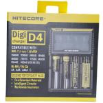 Nitecore D4 Flashlight Battery Charger EU/US Plug Intelligent Torch Battery